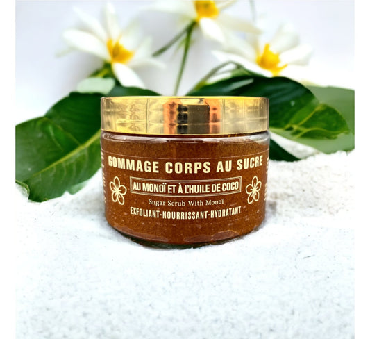 Gommage corps au sucre et au monoï Label Provence Nature