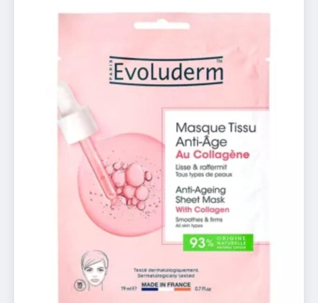 Masque Tissu Anti-Âge au Collagène 19ml