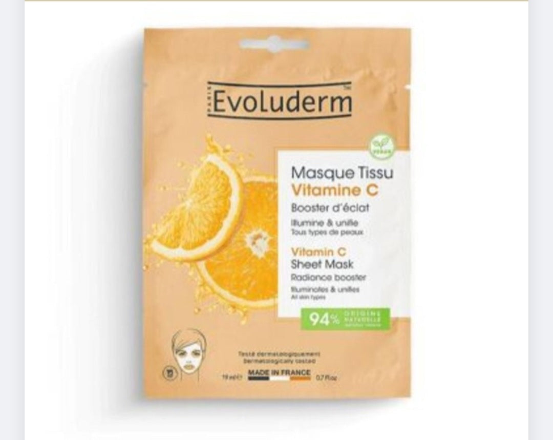 Masque Tissu Vitamine C Booster d’éclat 19ml