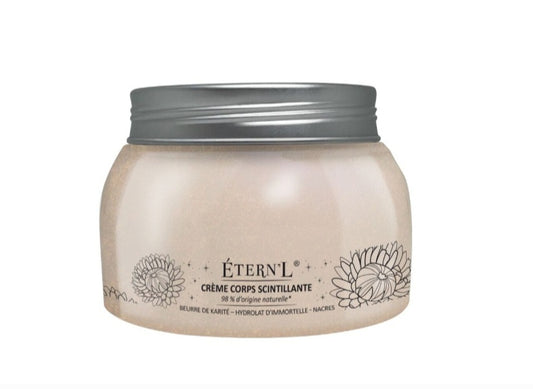 Crème corps scintillante et bijou 300ml